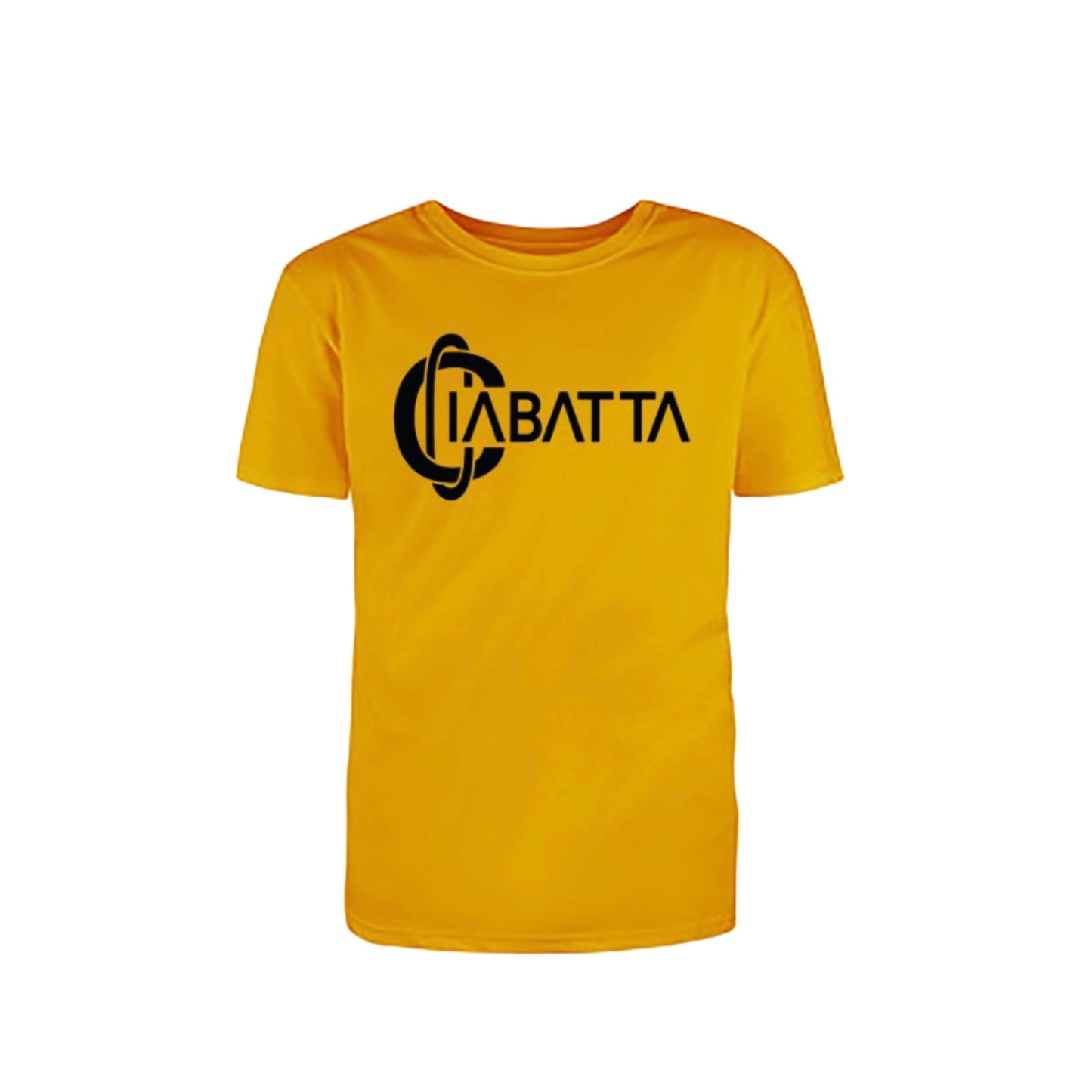 Gold Ciabatta Name Logo T-Shirt