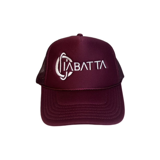 Burgundy Ciabatta Mesh Trucker Hat