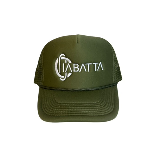 Olive Green Ciabatta Mesh Trucker Hat